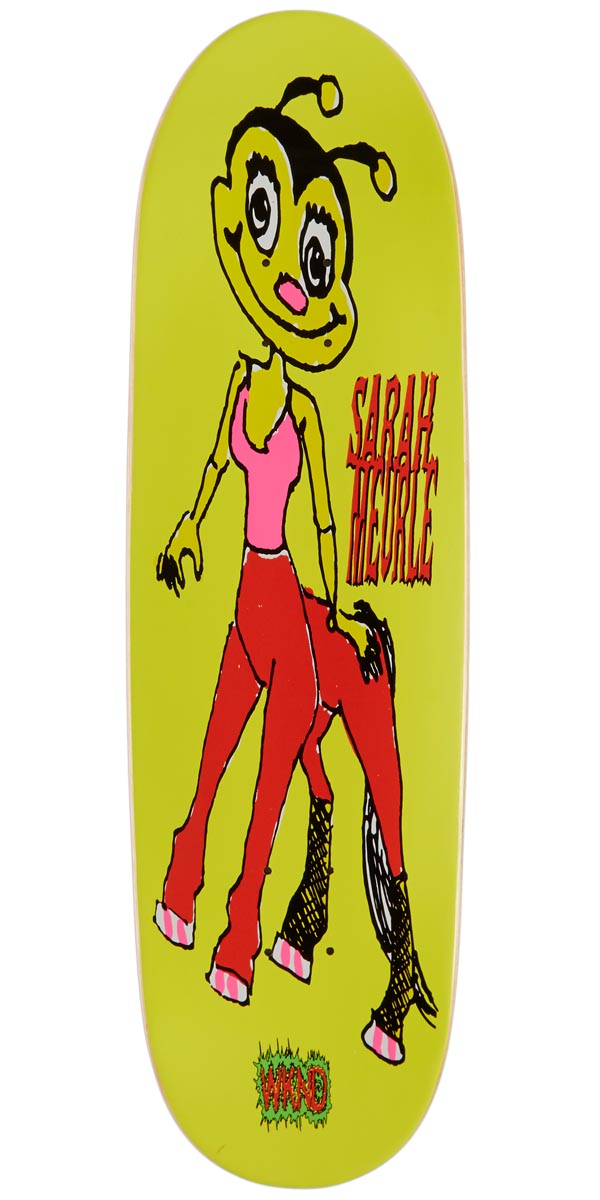 WKND Horsefly Sarah Muerle 1 Football Skateboard Deck - Yellow - 8.875