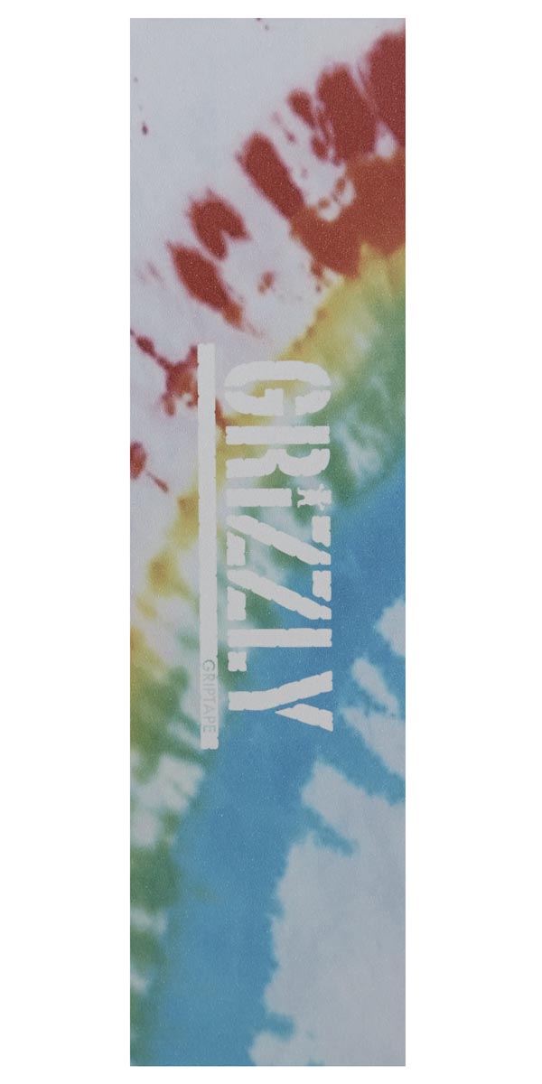 Grizzly Tie Dye Stamp Grip tape - White image 1