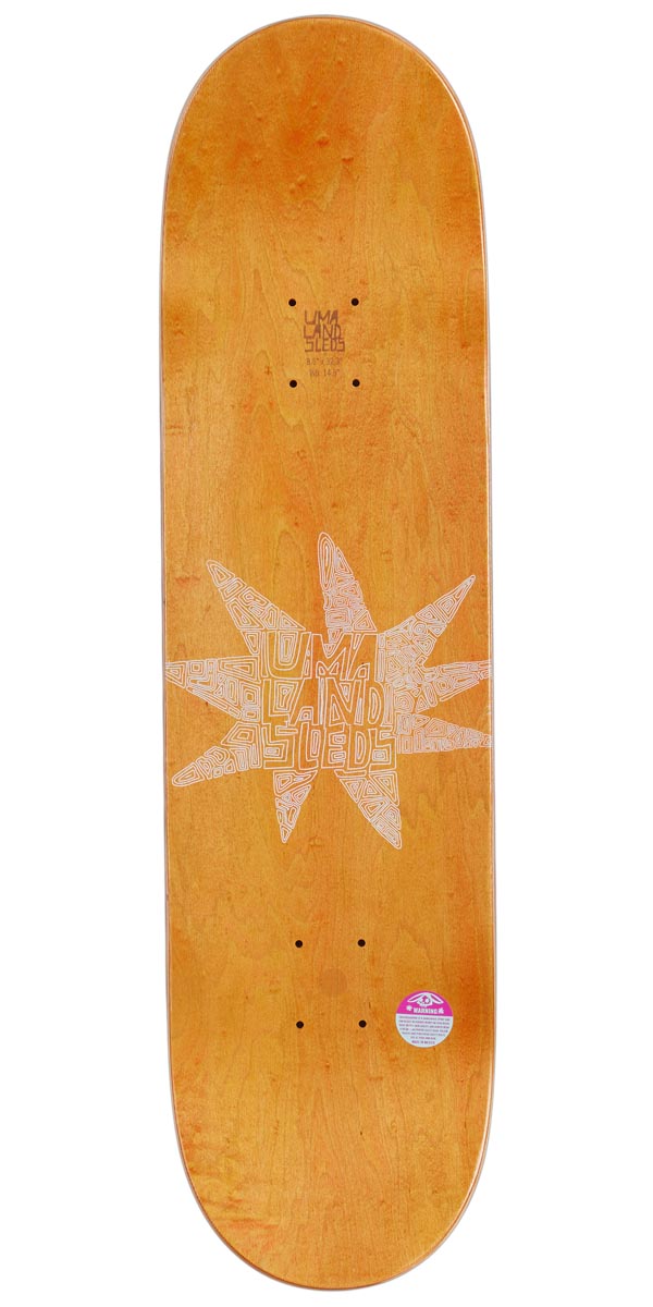 UMA Landsleds Roman Pop Art Skateboard Complete - 8.50