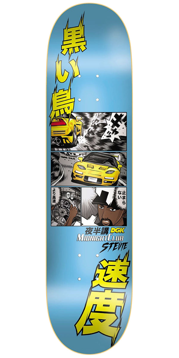 DGK Midnight Club Stevie Skateboard Deck - 7.90