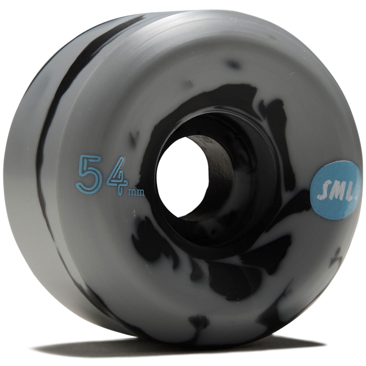 SML Grocery Bag 99a V-Cut Skateboard Wheels - Black/Grey Swirl - 54mm image 1