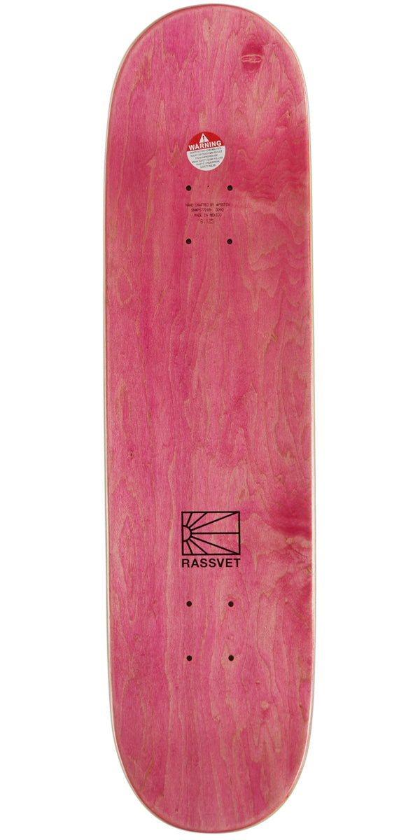 Rassvet Clown Logo Skateboard Deck - Yellow - 8.125