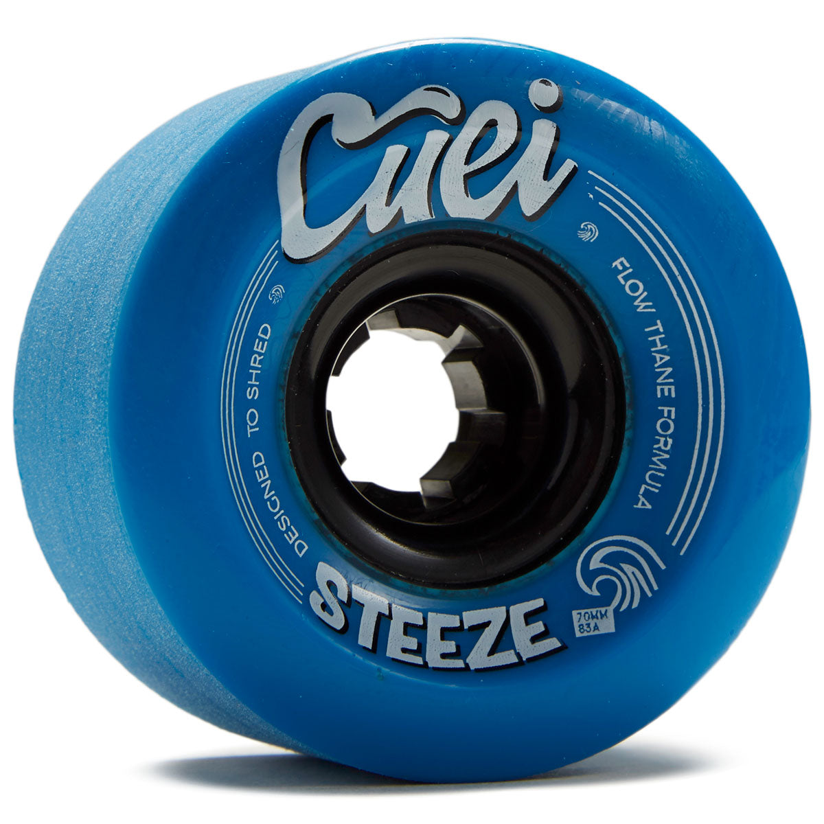 Cuei Steeze Freeride 83a Stoneground Longboard Wheels - Blue - 70mm image 1