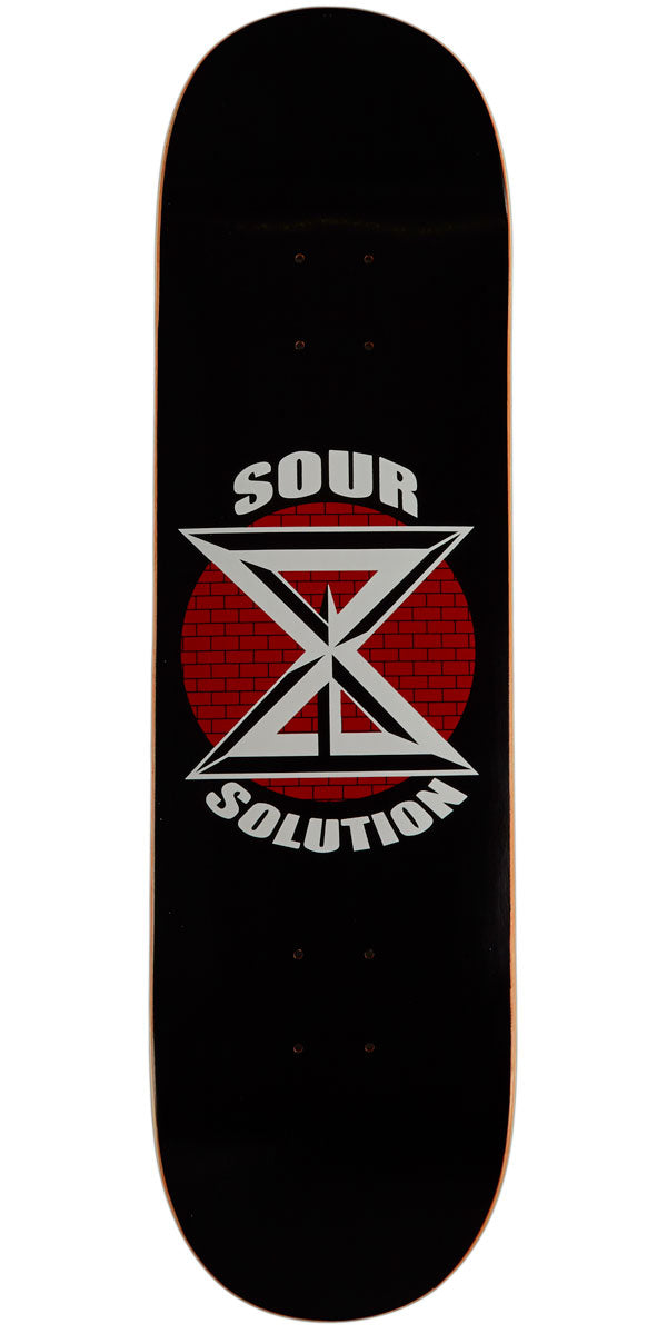 Sour Solution DK Skateboard Deck - Black - 8.50