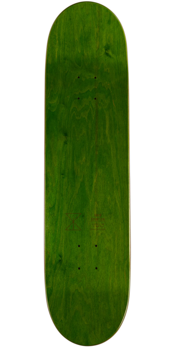 Sour Solution DK Skateboard Deck - White - 8.25
