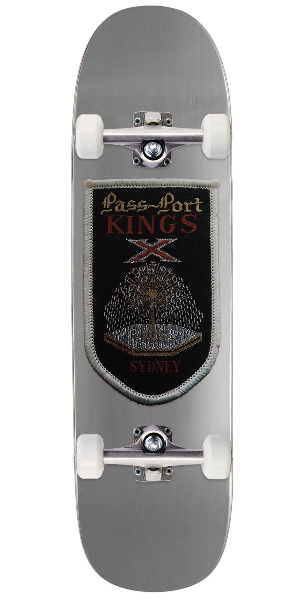 Passport Patch Skateboard Complete - Kings X Softie - 8.625