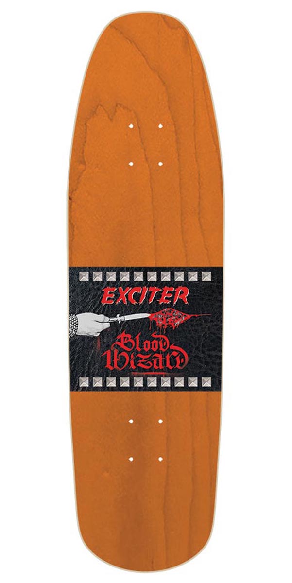 Blood Wizard x Exciter Shaped Skateboard Deck - 9.00