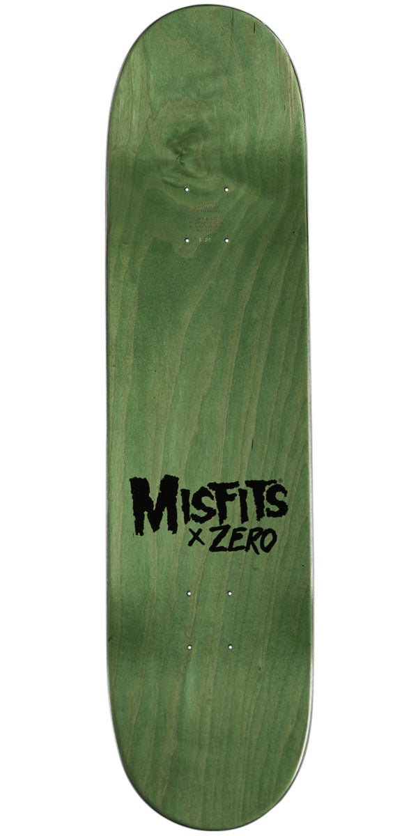 Zero x Misfits 1st Edition Bat Skateboard Deck - Glow In The Dark - 8.25