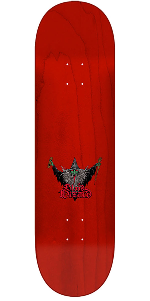 Blood Wizard Flying Wizard Skateboard Deck - Assorted Stains - 8.50