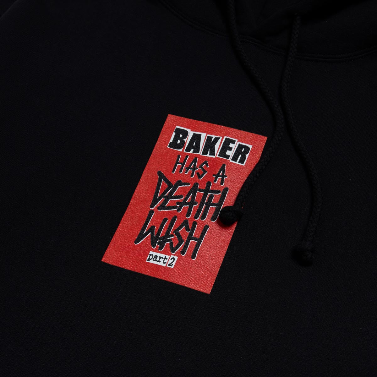 Baker Baker Has A Deathwish Hoodie - Black image 2