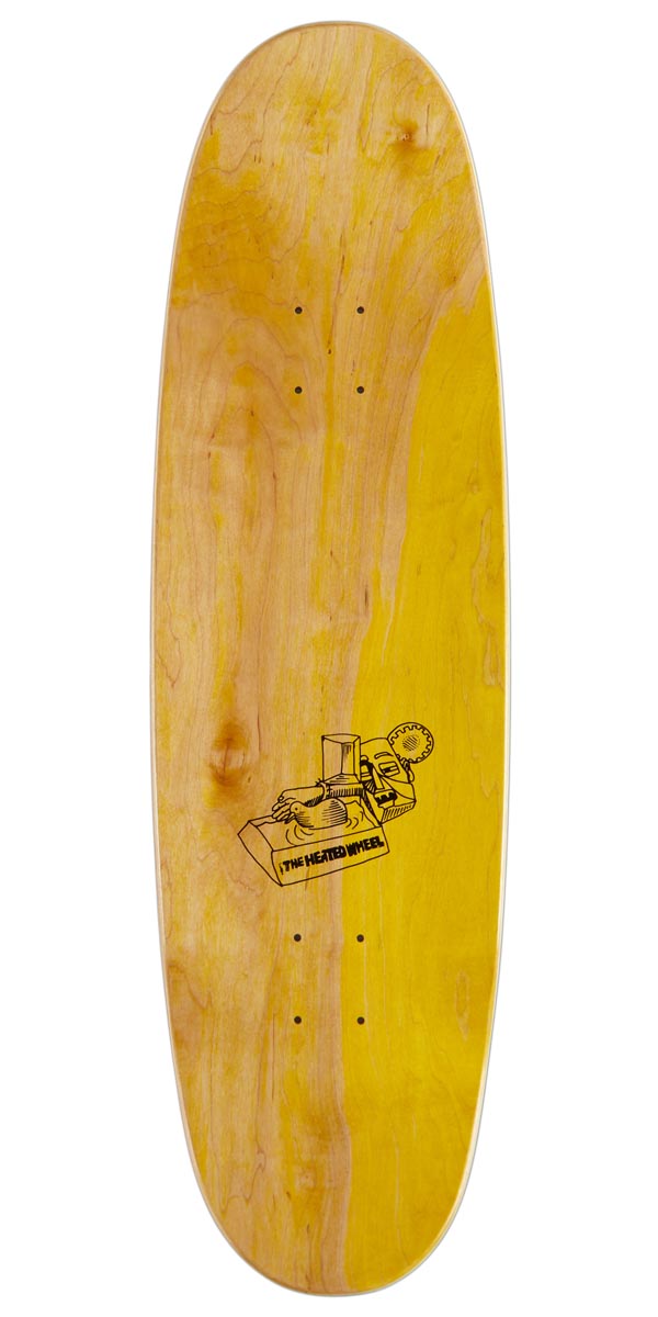 The Heated Wheel Queensland Egg Skateboard Deck - 9.25