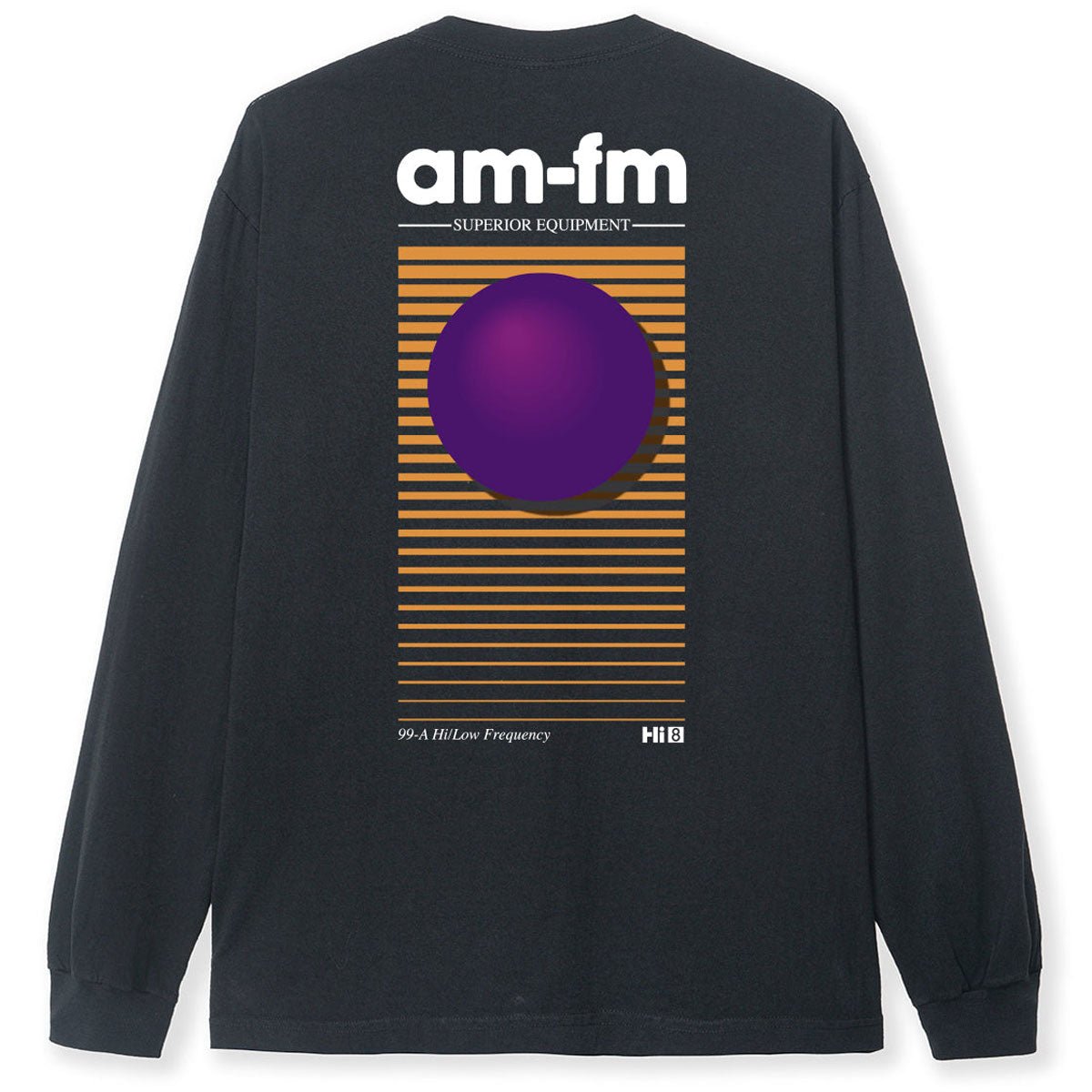 AM-FM Orb Long Sleeve T-Shirt - Black image 1