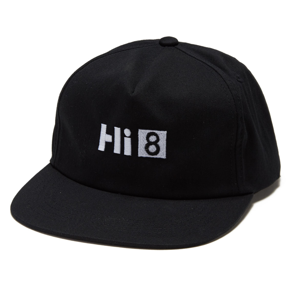 AM-FM HI8 Snapback Hat - Black image 1