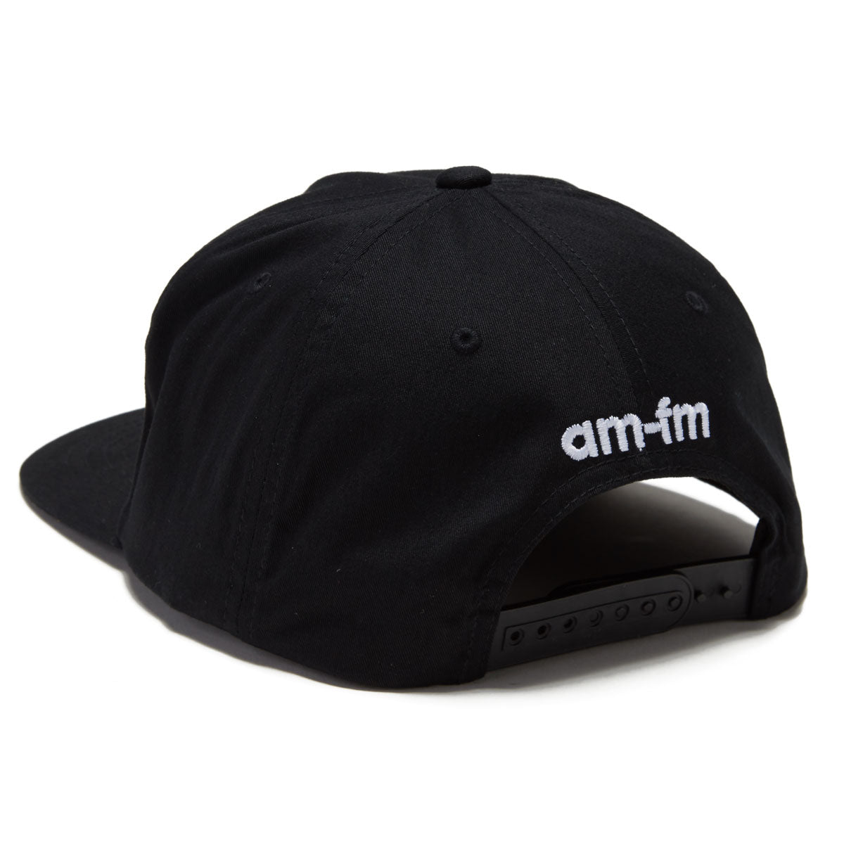 AM-FM HI8 Snapback Hat - Black image 2