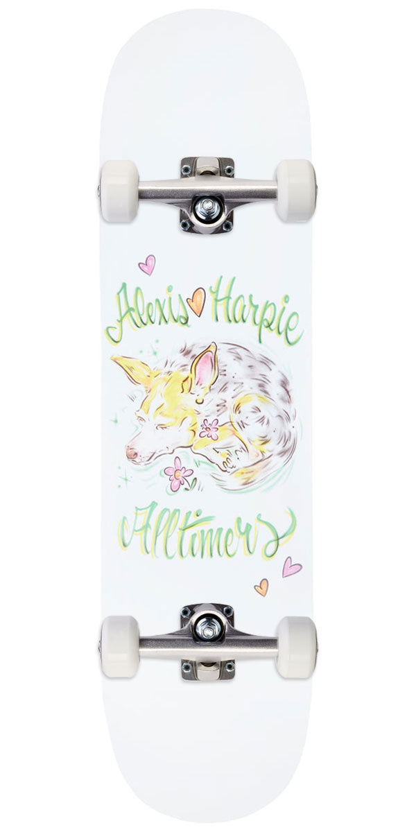 Alltimers Alexis Loves Harpie Skateboard Complete - White - 8.25