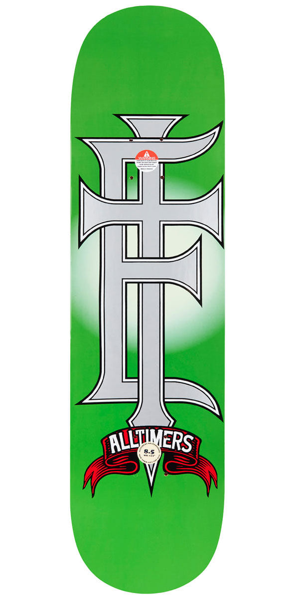 Alltimers ET Birdman Skateboard Deck - Green - 8.50