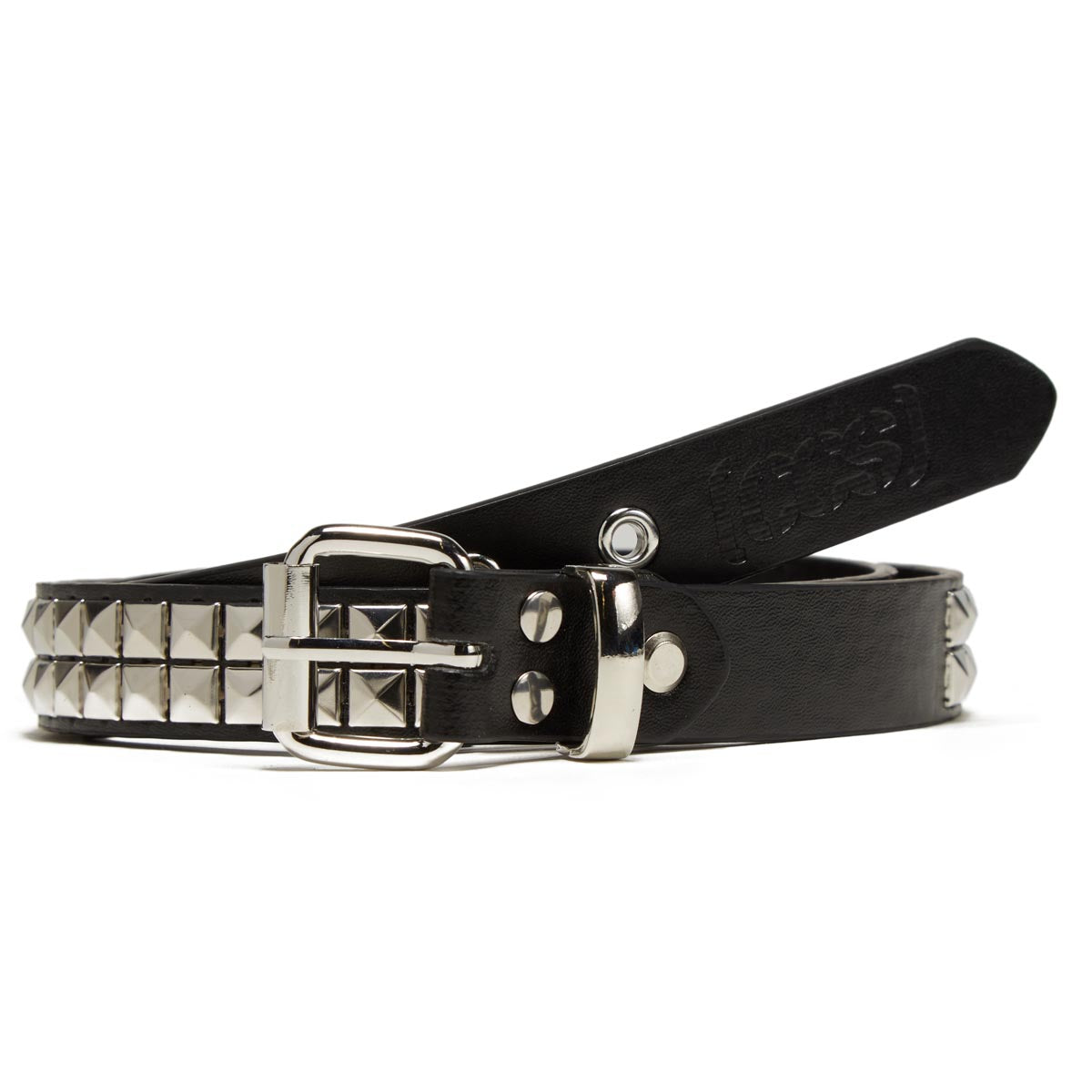 CCS Pyramid Studded Belt Row Black
