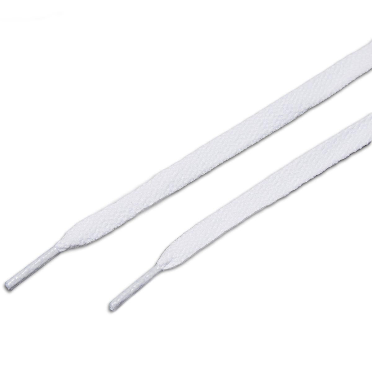 CCS Flat Shoelaces - White image 2