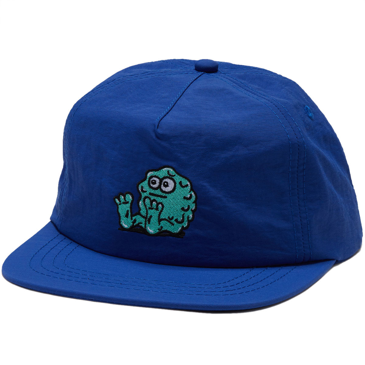 Snot Booger Logo 5 Panel Hat - Blue image 1