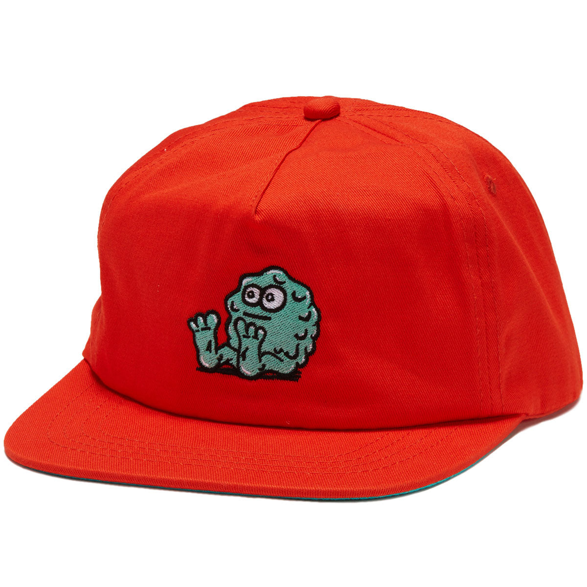 Snot Booger Cotton 5 Panel Hat - Orange image 1