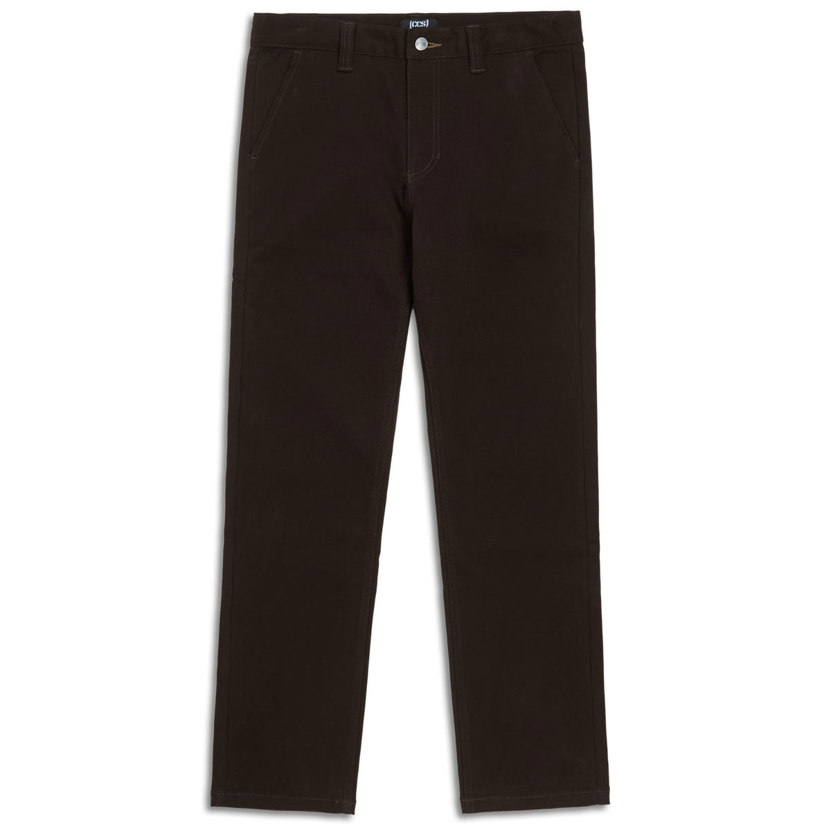 CCS Slim Stretch Chino Pants - Brown image 1