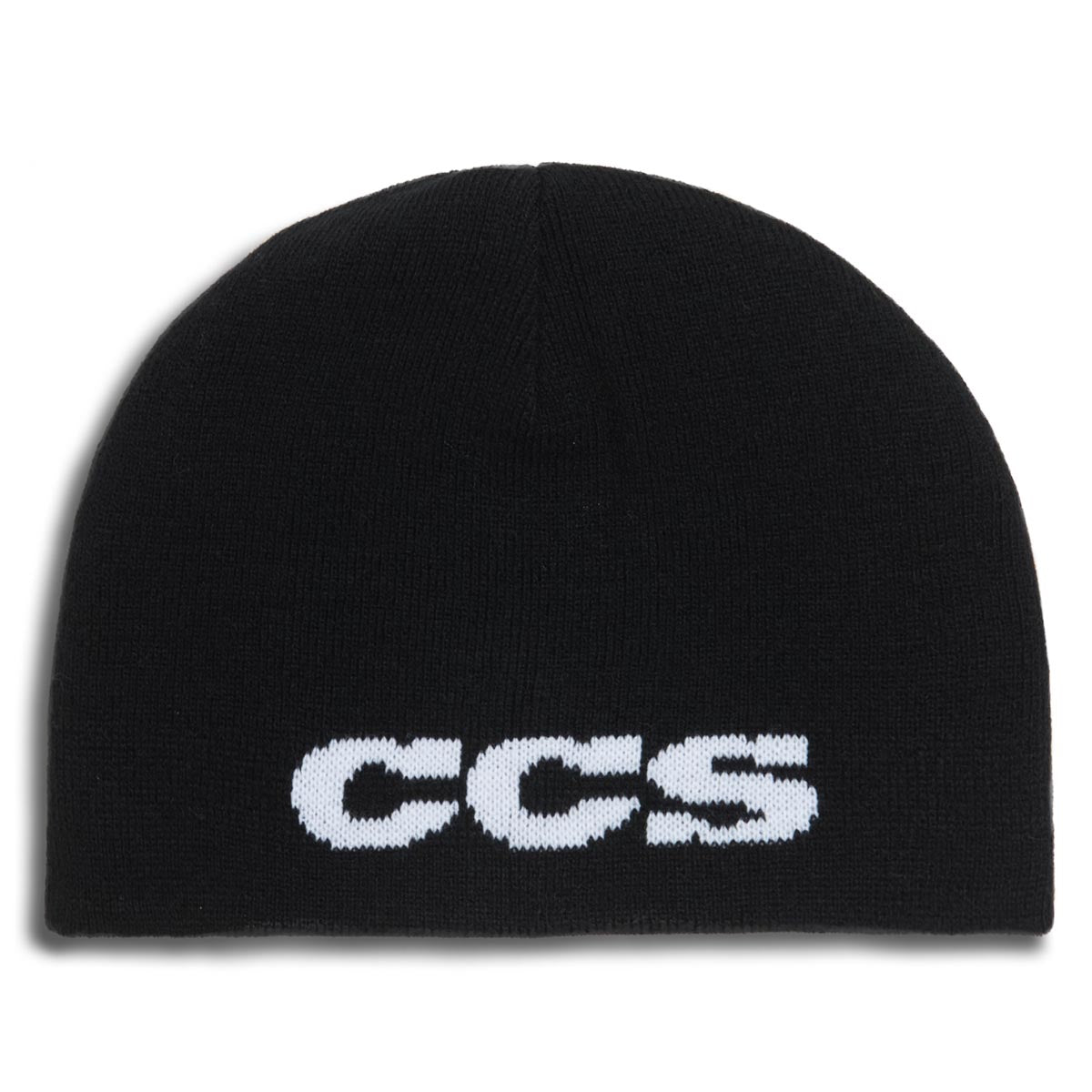 CCS Reversible Checkerboard Skully Beanie - Black/White image 2