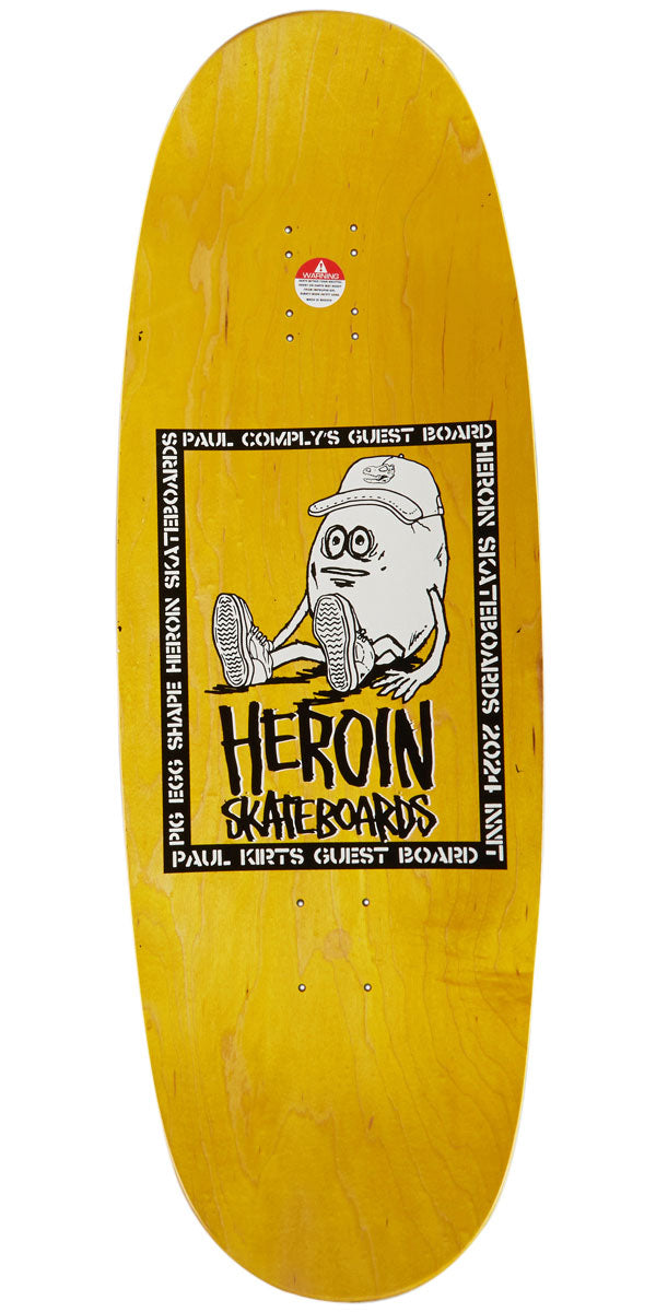 Heroin Pauls Egg Skateboard Complete - 10.40