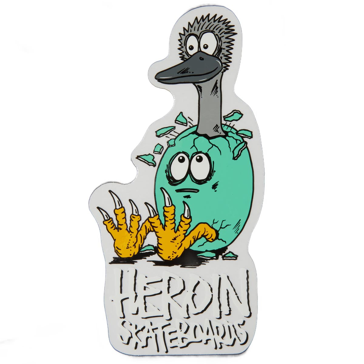 Heroin Eggzilla Sticker - Bird image 1