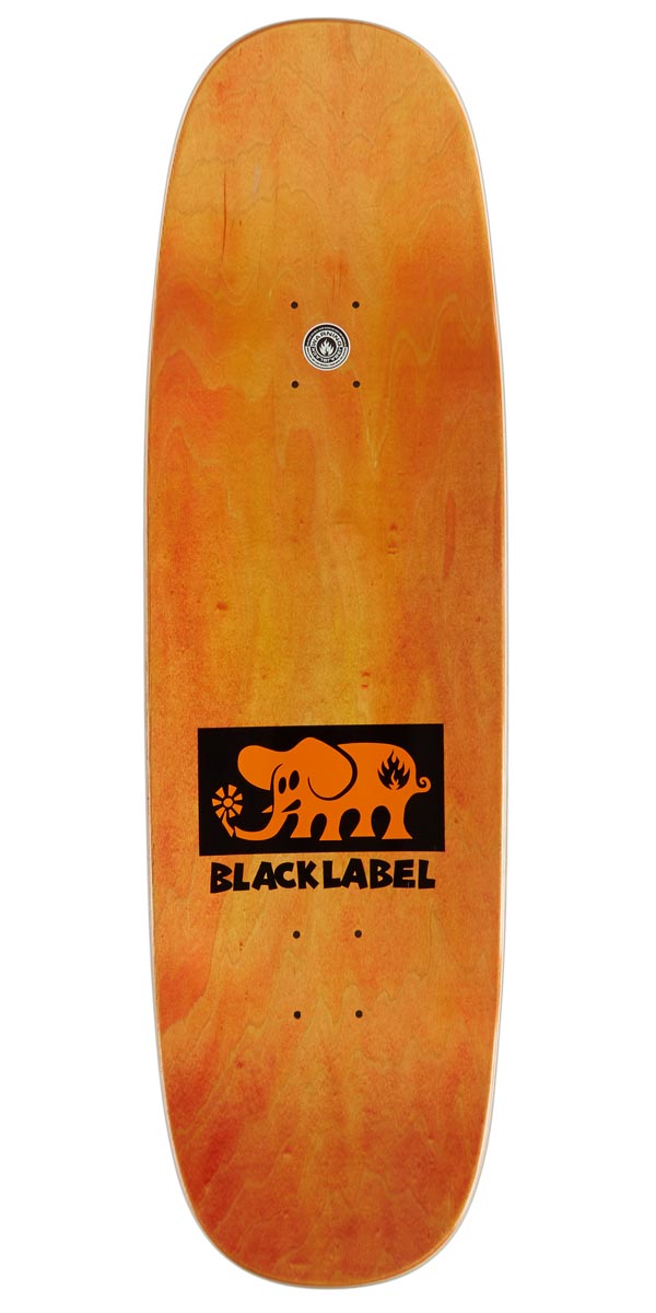 Black Label Elephant Block Tugboat Skateboard Complete - Orange - 9.50