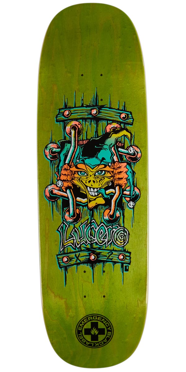 Black Label John Lucero X2 Tugboat Skateboard Deck - 9.50