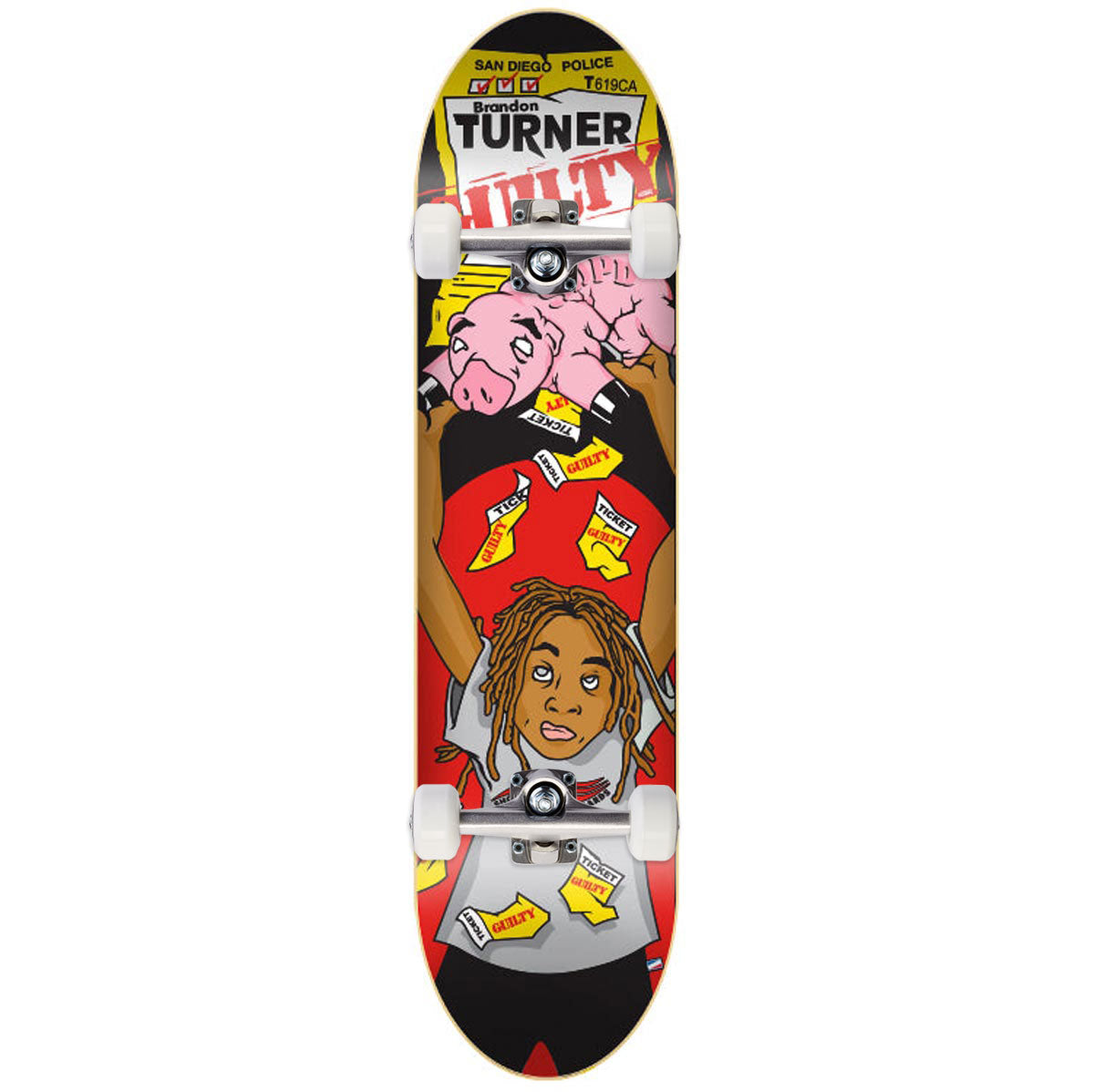 Shorty's Turner Guilty Reissue Skateboard Complete - 8.25