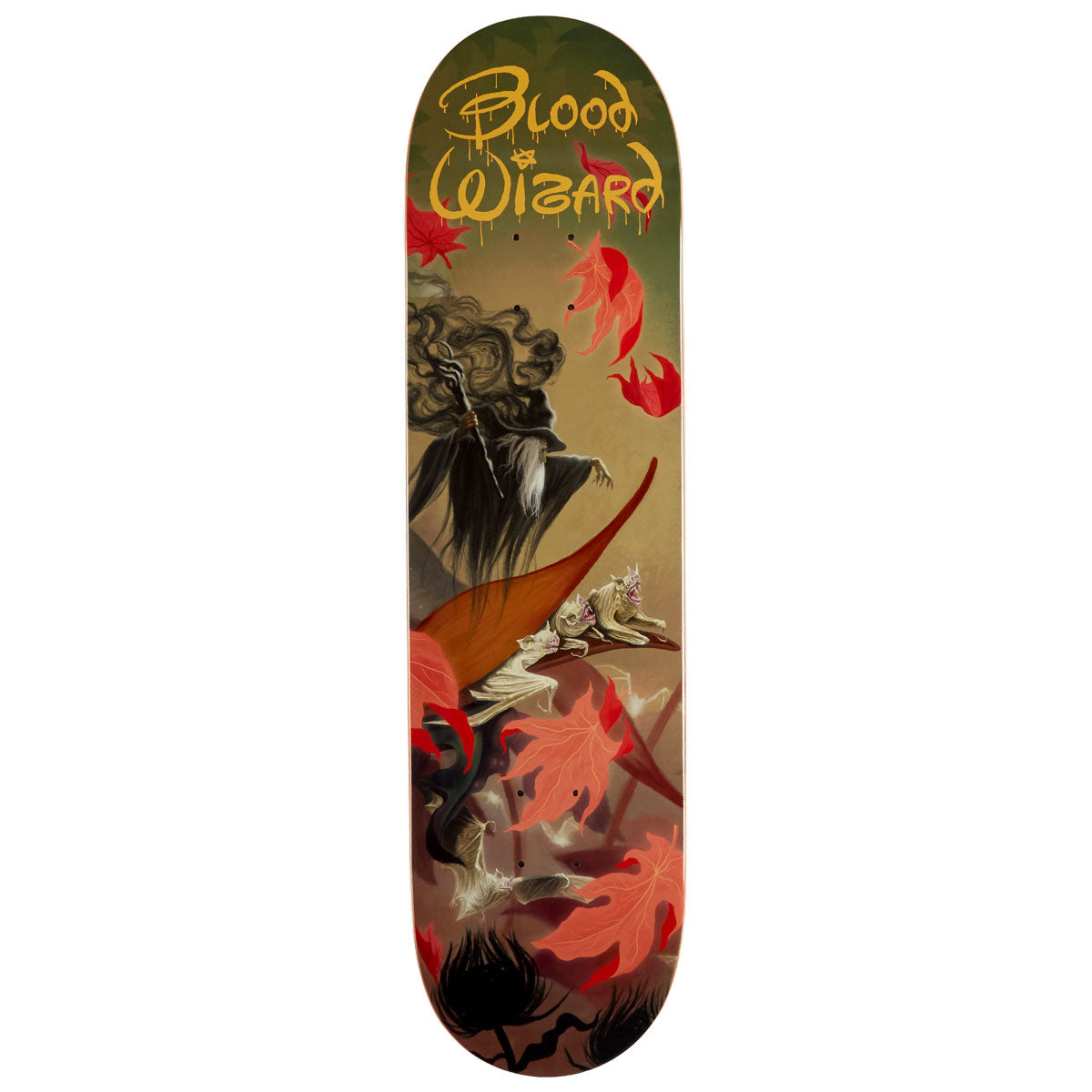 Blood Wizard Darktasia Skullcracker Suite Skateboard Deck - 8.38