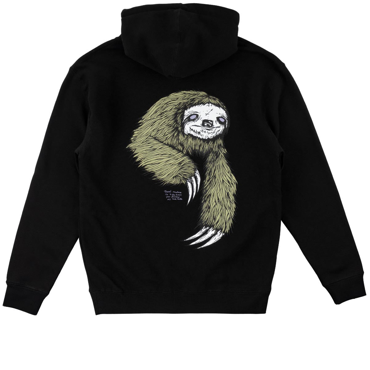 Welcome Sloth Hoodie - Black/Sage image 1