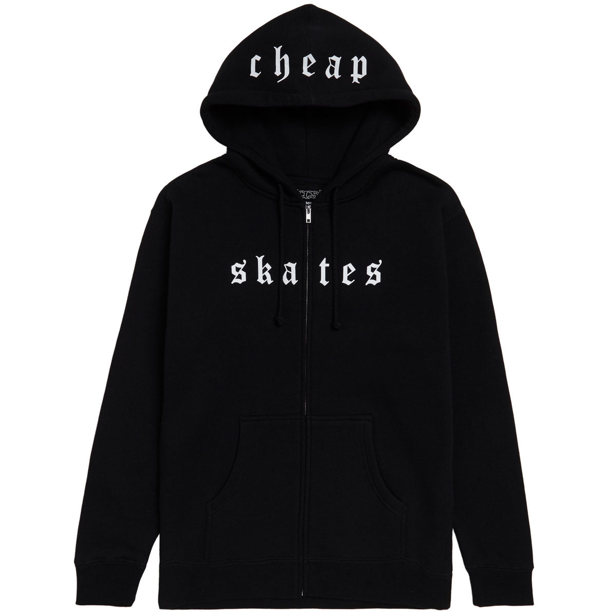 CCS Cheap Skates OE Zip Hoodie - Black/White image 1