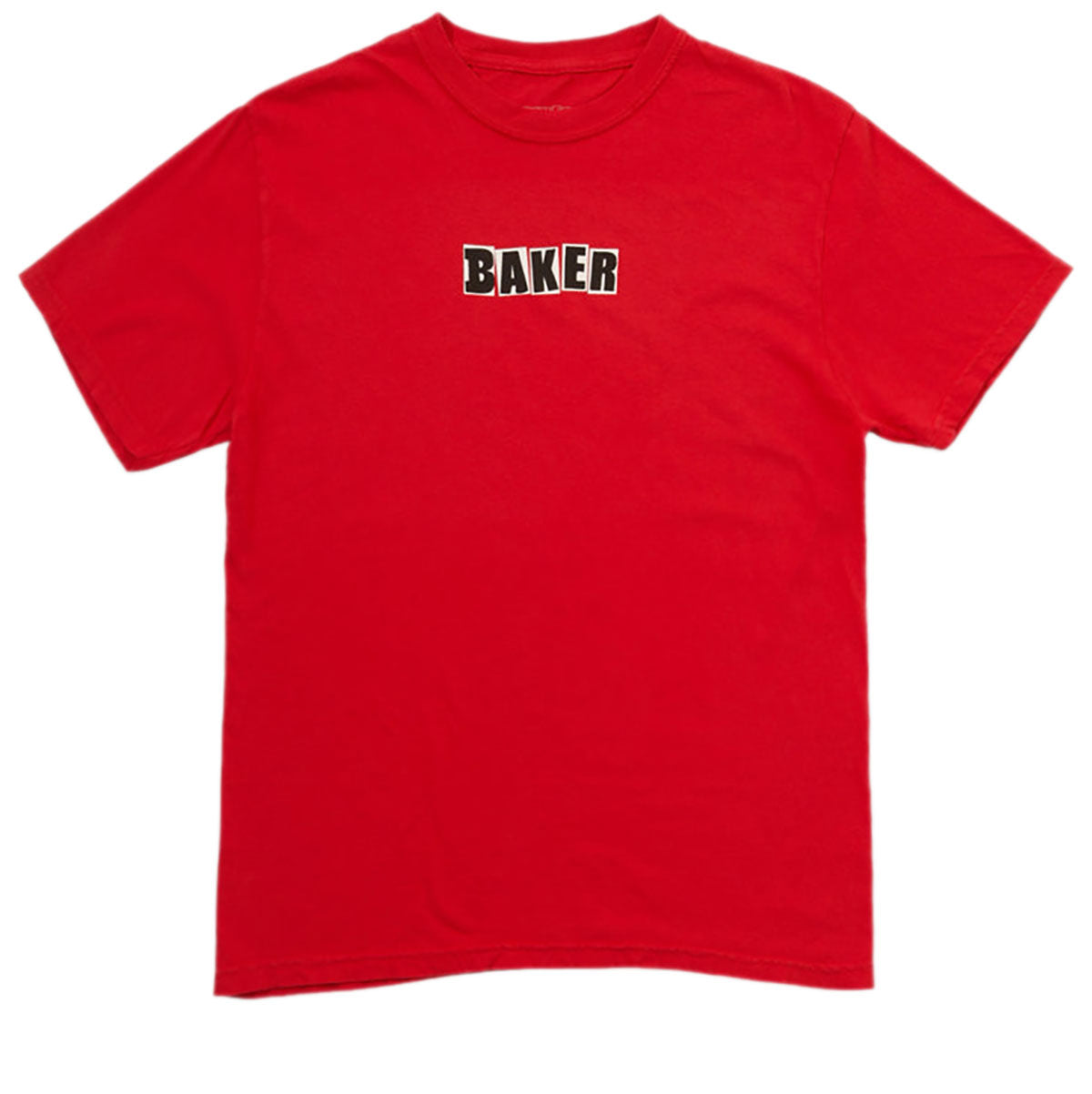 Baker Brand Logo T-Shirt - Red Wash image 1