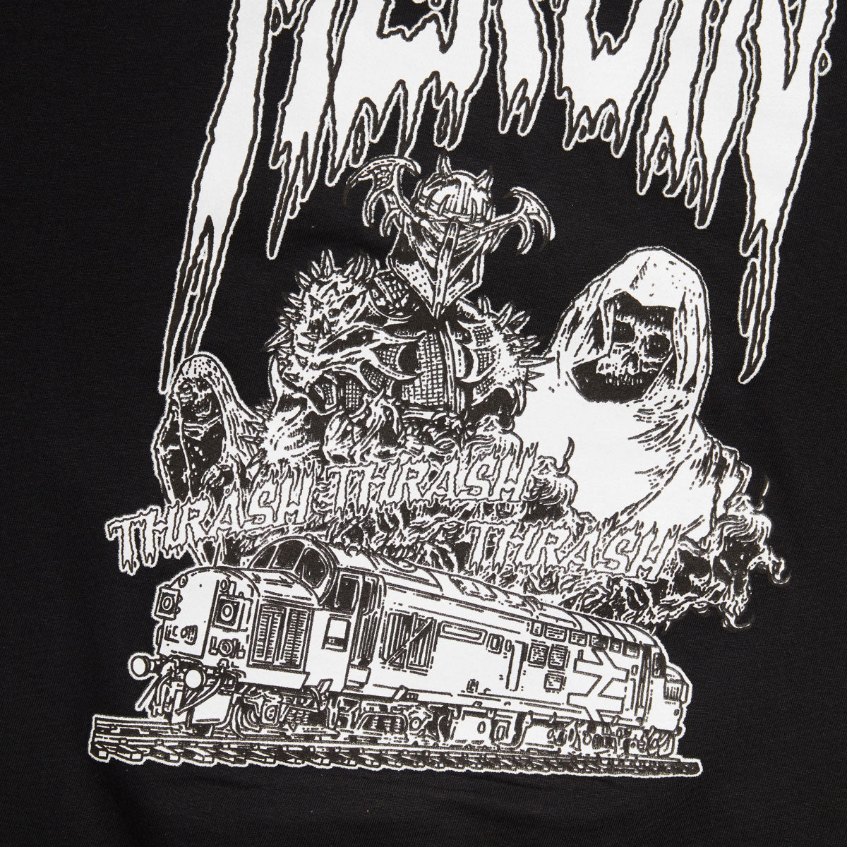 Heroin Ghost Train T-Shirt - Black image 3