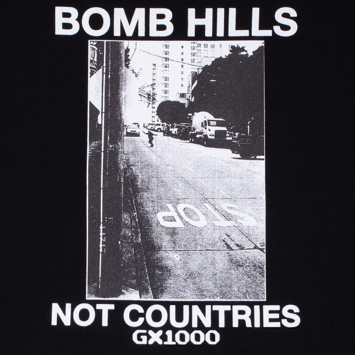 GX1000 Bomb Hills Not Countries Hoodie - Black image 2