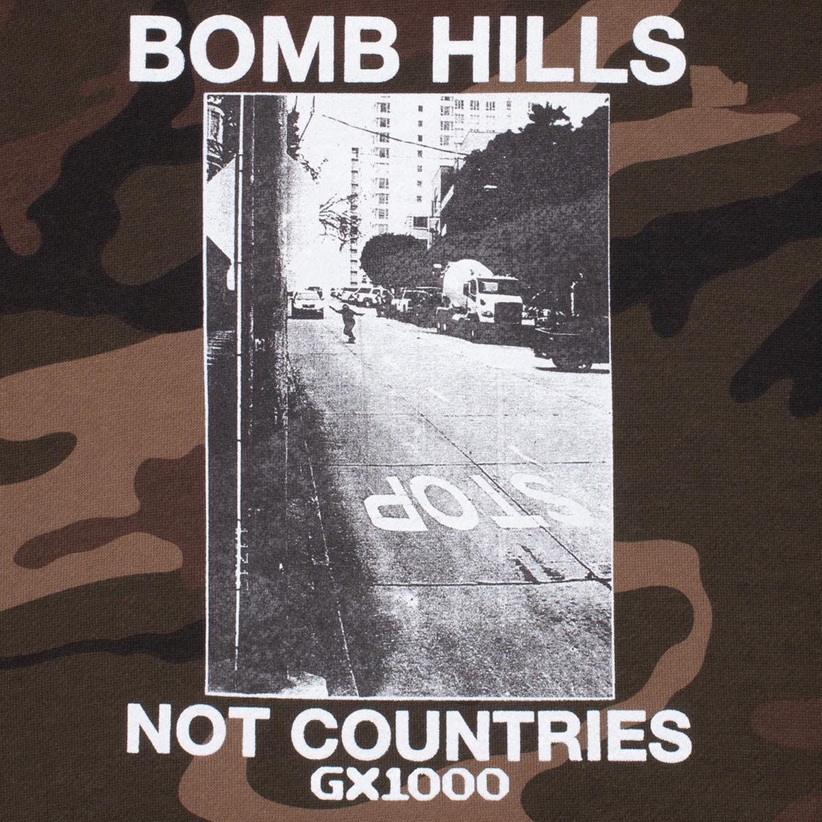 GX1000 Bomb Hills Not Countries Hoodie - Camo image 2