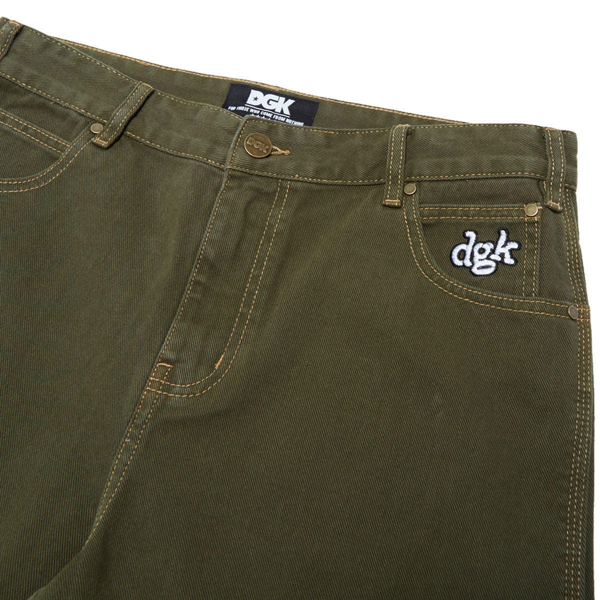DGK Nozzle Denim Shorts - Green image 3