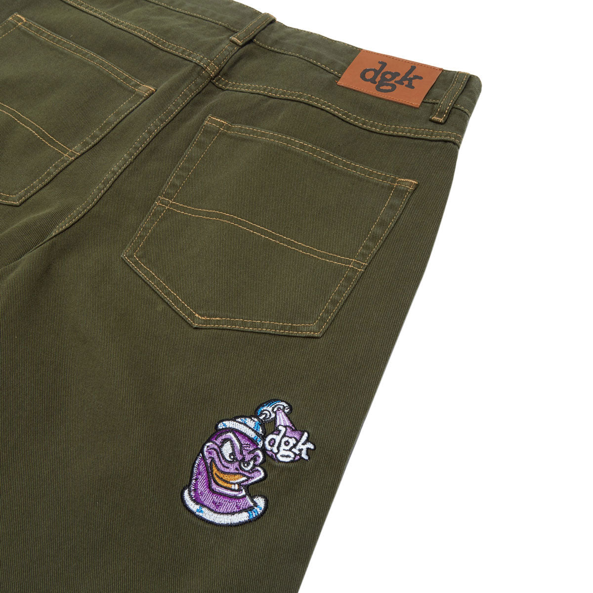 DGK Nozzle Denim Shorts - Green image 4