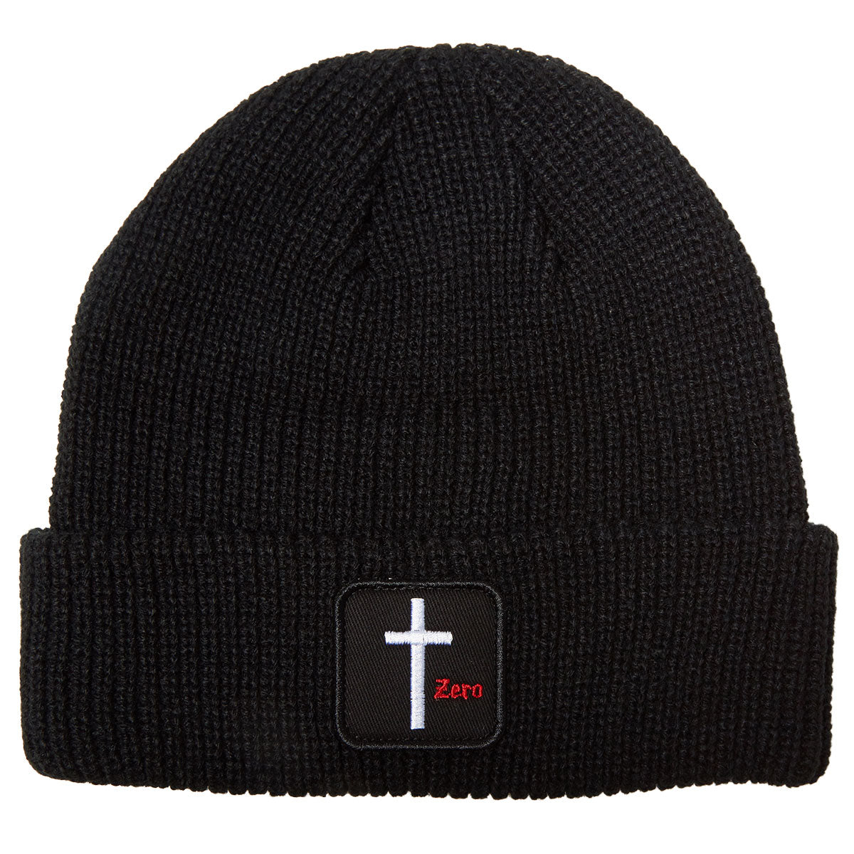 Zero JT Cross Patch Beanie - Black image 1