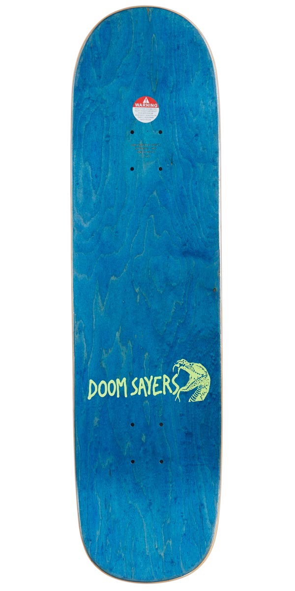 Doom Sayers Never Bite Square Tail Skateboard Complete - Blue image 1