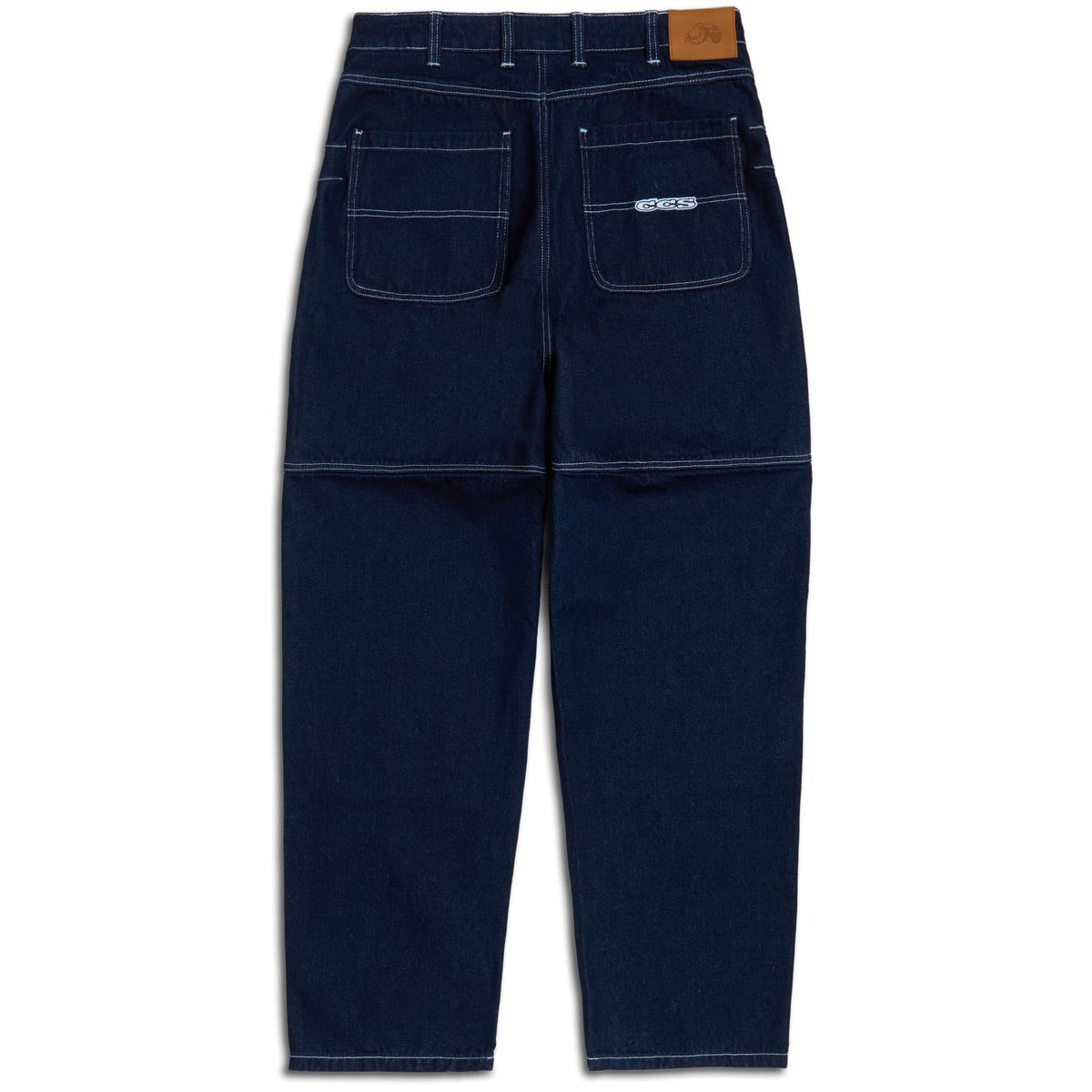 CCS 4x4 Reinforced Baggy Taper Denim Jeans - Overdyed Navy image 5