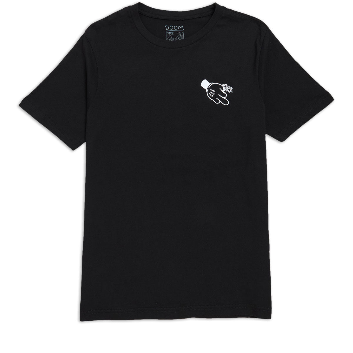 Doom Sayers Cartoon Bird T-Shirt - Black image 2