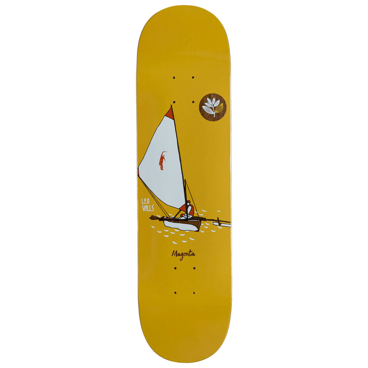 Magenta Leo Valls Nautic Series Skateboard Deck - 8.25