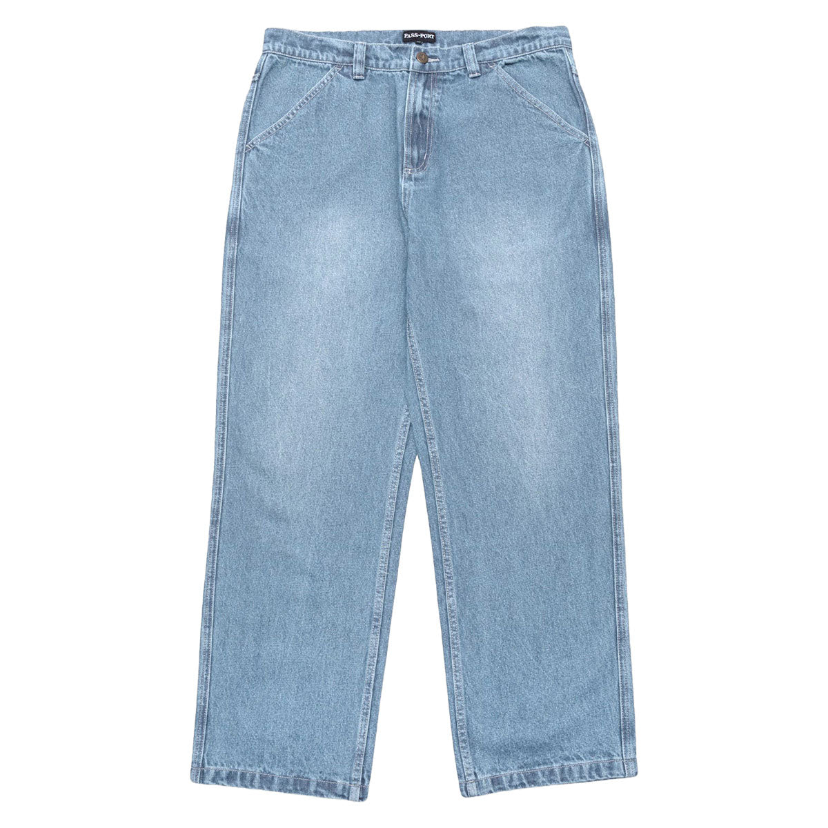 Passport Workers Club Jeans - Faded Wash Light Indigo