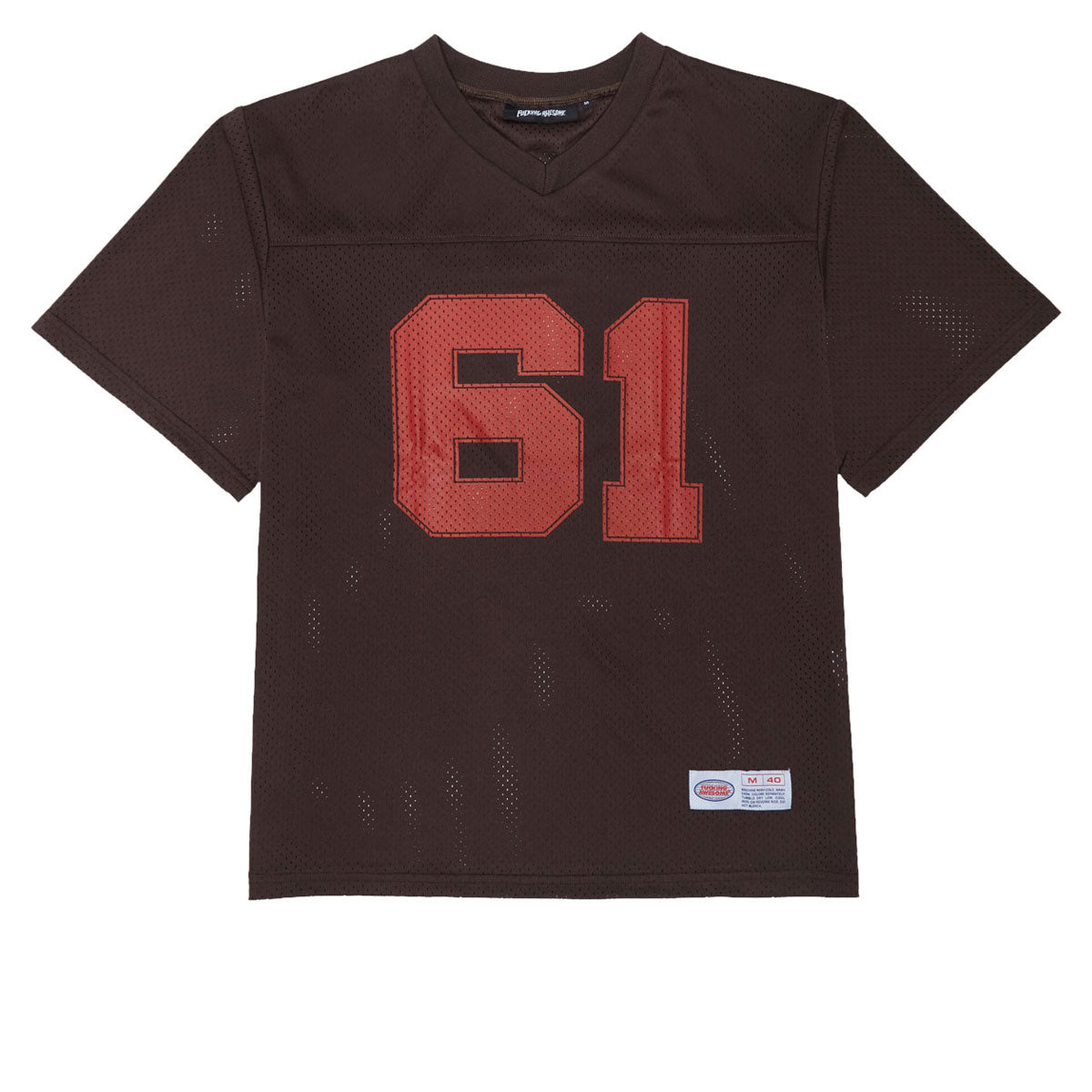 Fucking Awesome Stamp Logo Practice Jersey - Brown image 1