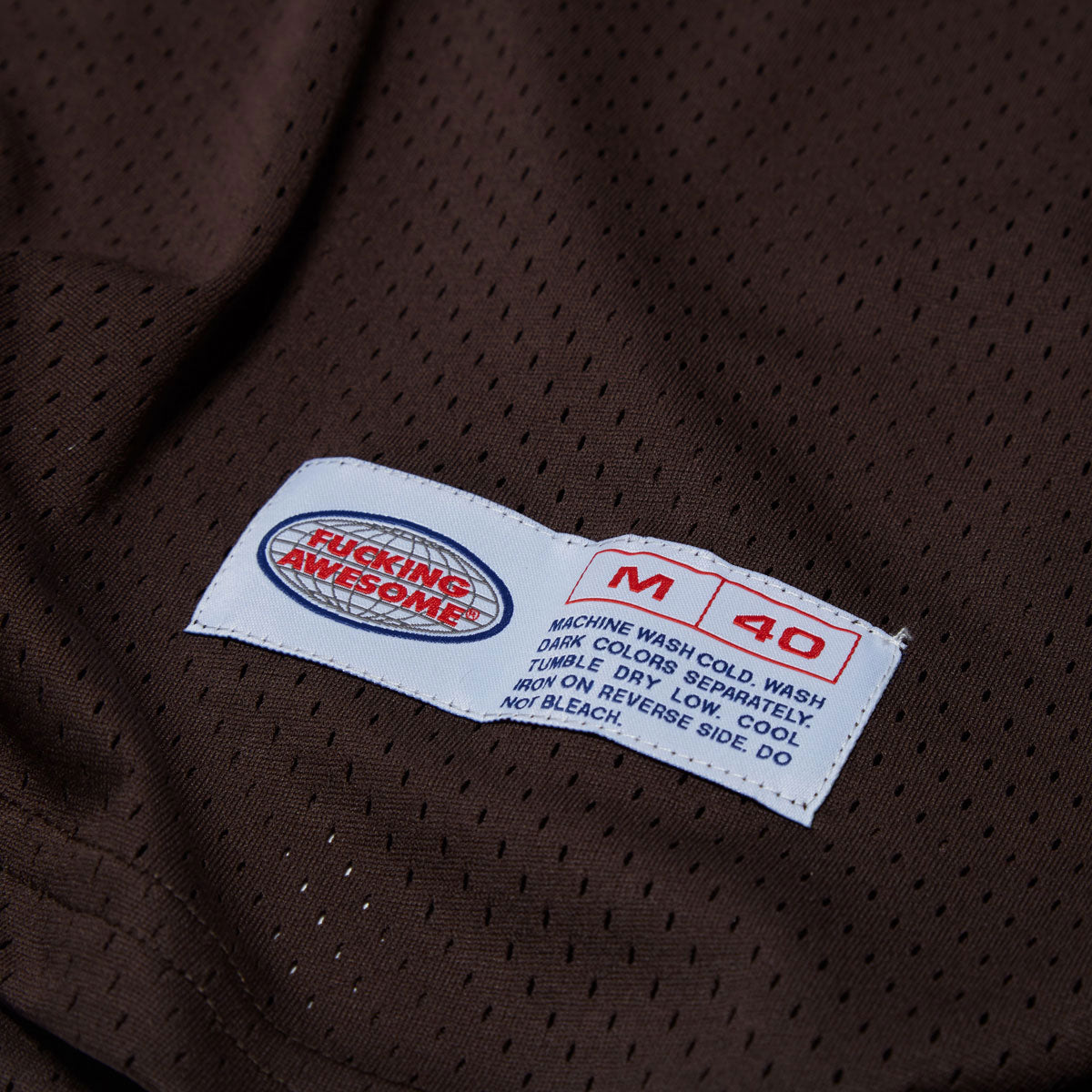 Fucking Awesome Stamp Logo Practice Jersey - Brown image 4