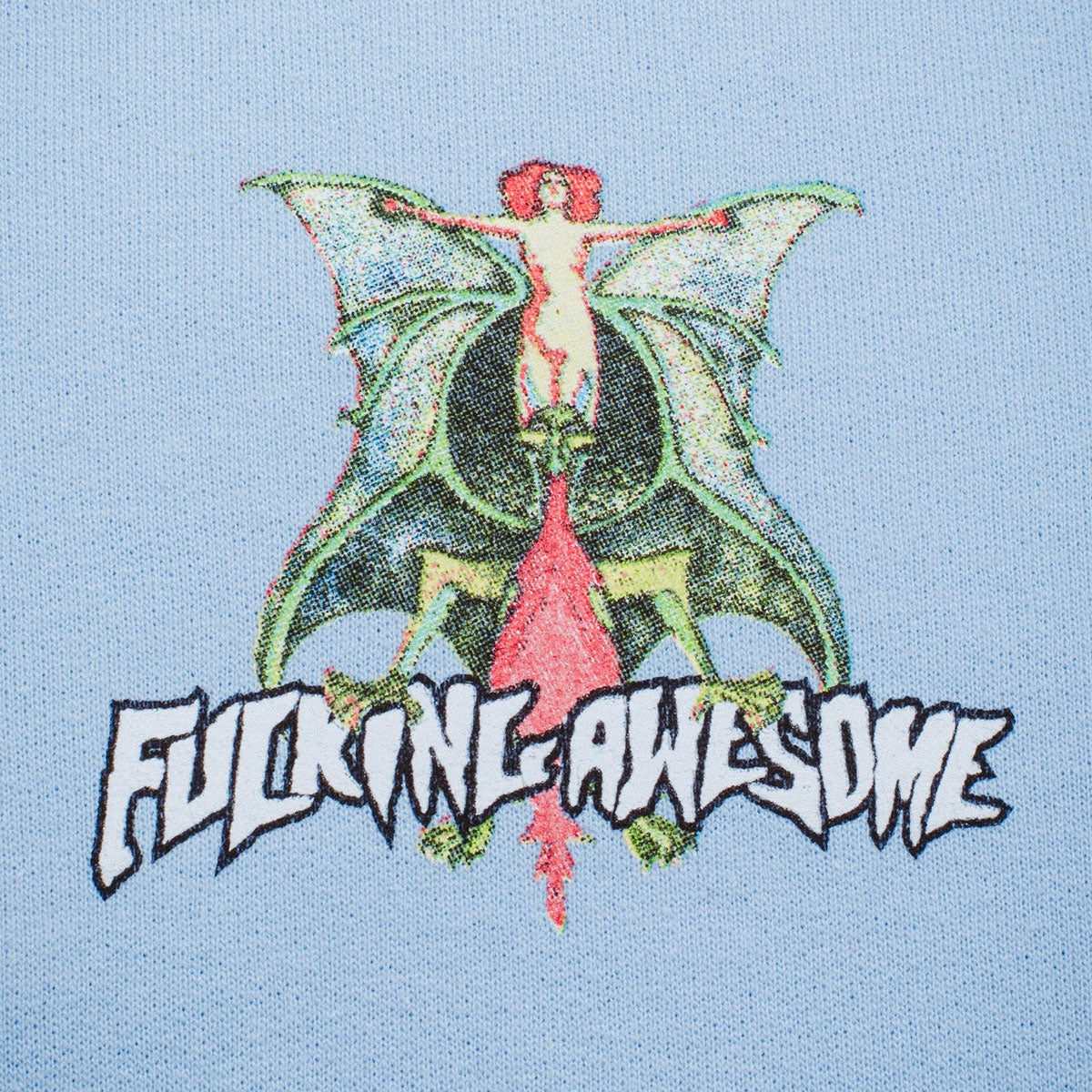 Fucking Awesome Time Bandits Crewneck Sweatshirt - Light Blue image 2