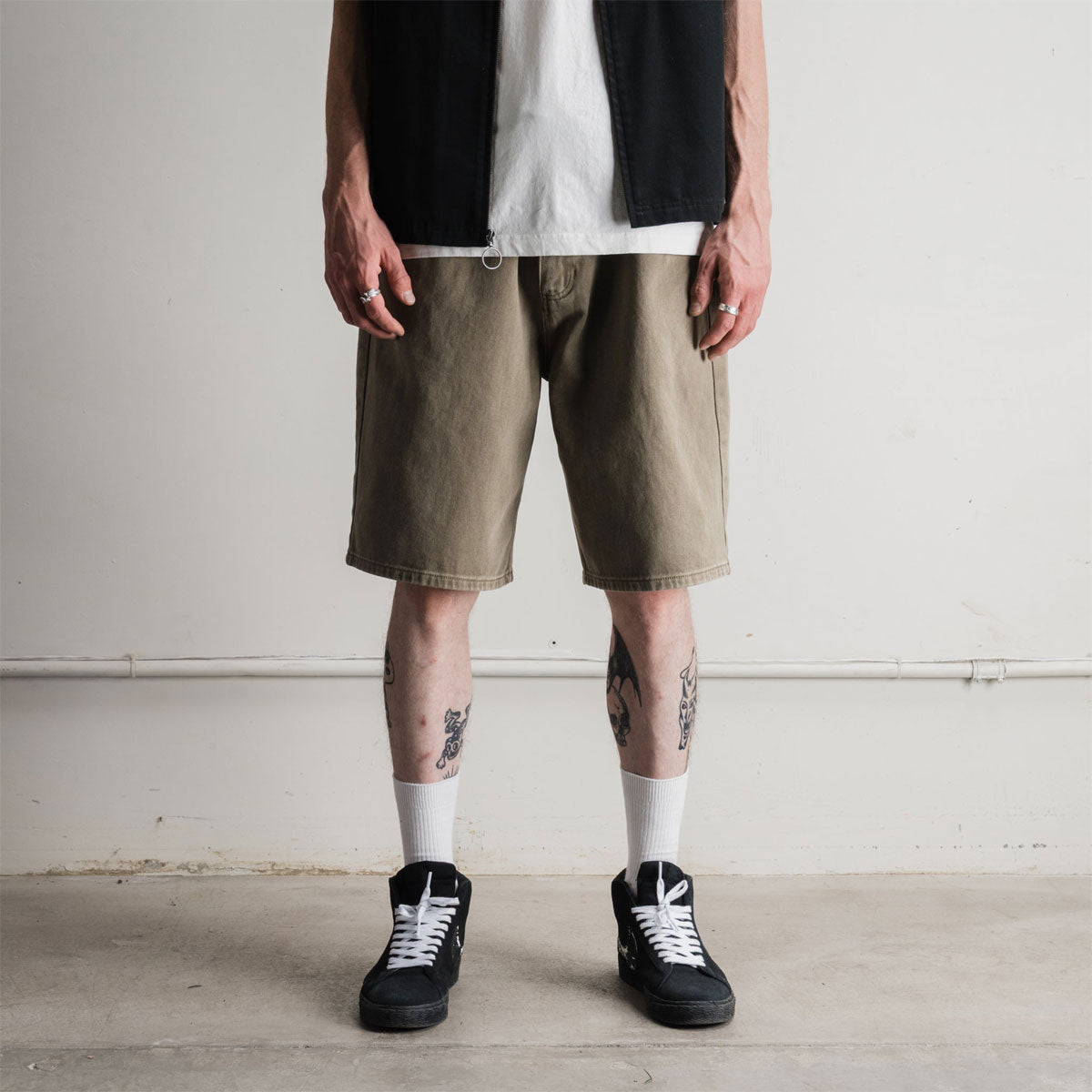 Welcome Chasm Baggy Denim Shorts - Cedar image 5